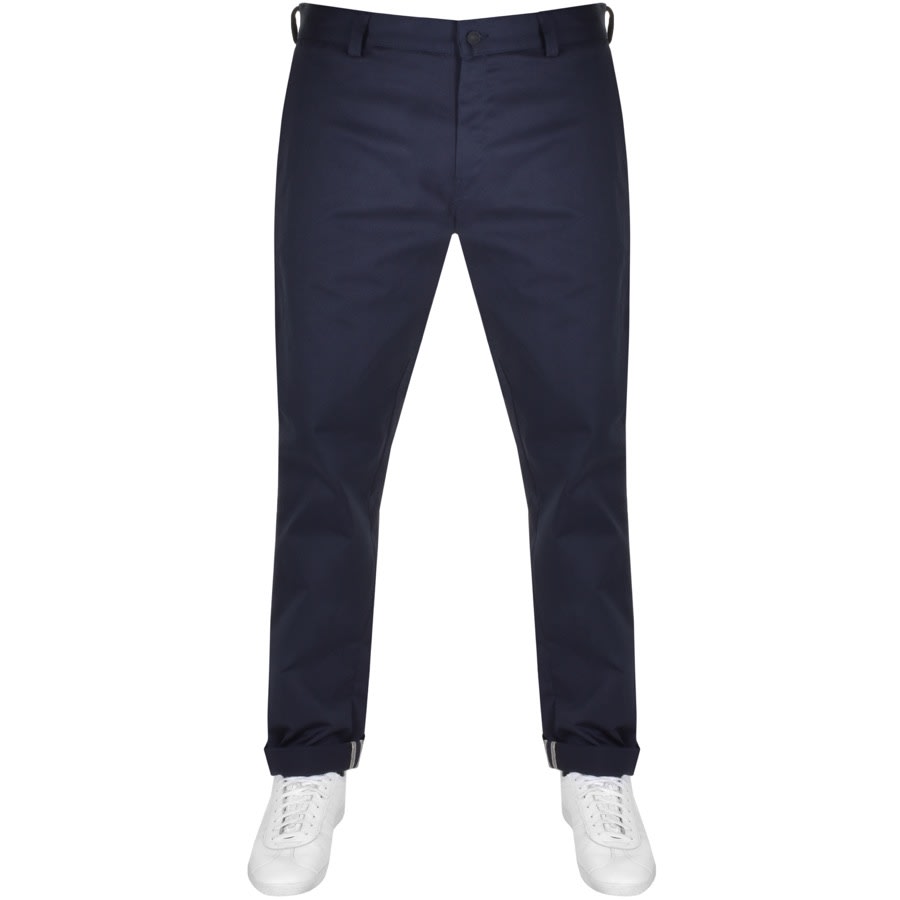 Alternative Image for ProductReplay Tailored Stretch Chinos Navy1